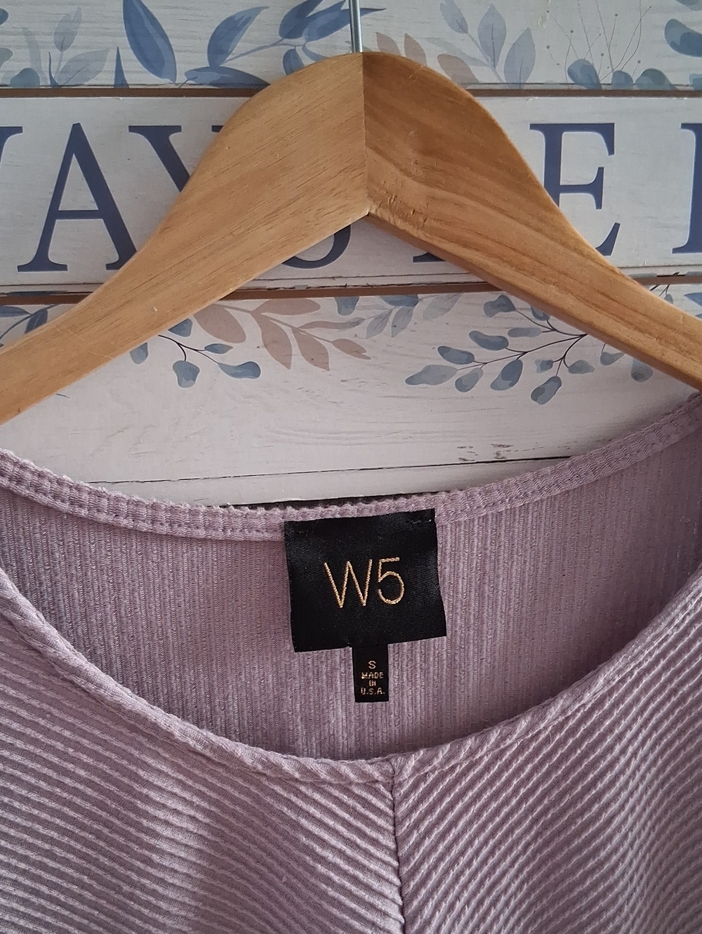 W5 Ribbed top - Picture 3 of 4